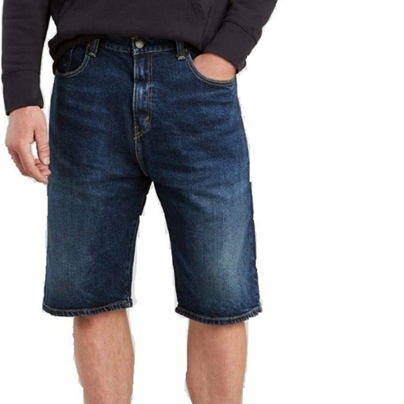 levi's men's 569 loose straight denim shorts